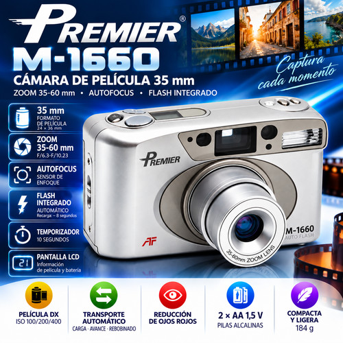 Premier 1660 cámara 35mm - premier,