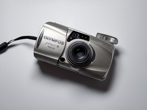 Olympus mju iii wide 100 - iii, zoom