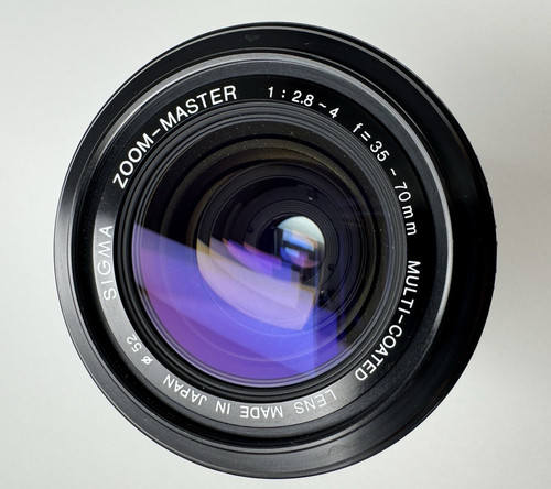 Sigma zoom master mm - sigma, zoom-master